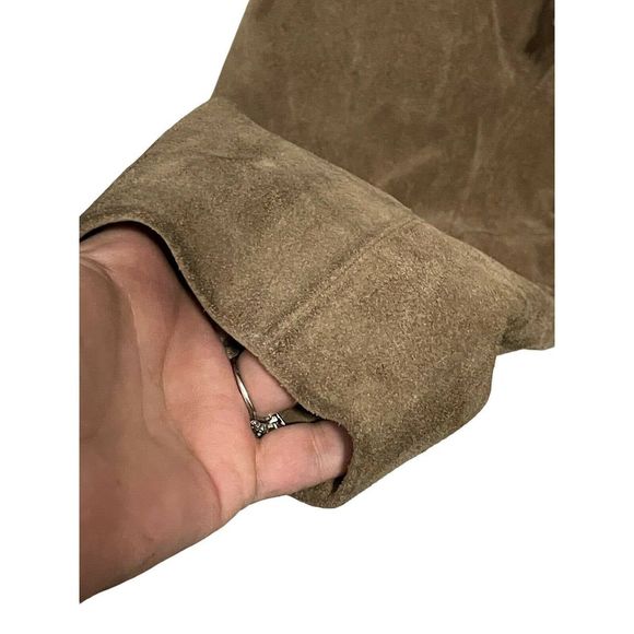 Diamond Leathers Fringe Beaded Embellished Brown Leather Crop Western Jacket 12 - Picture 5 of 11